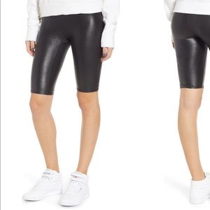 💘SALE💘Compression Leather Bike Short
